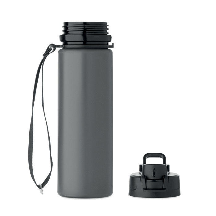Foldable silicone sports bottle Grigio Pietra item picture 4