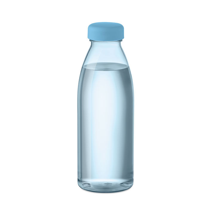 RPET bottle 500ml transparent light blue item picture open