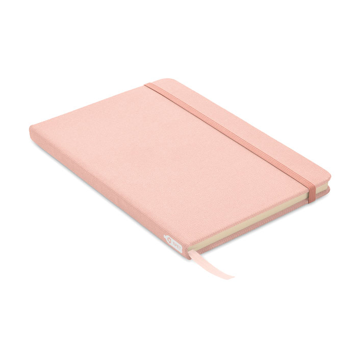 Notebook A5 in 600D RPET Rosa Baby item picture front