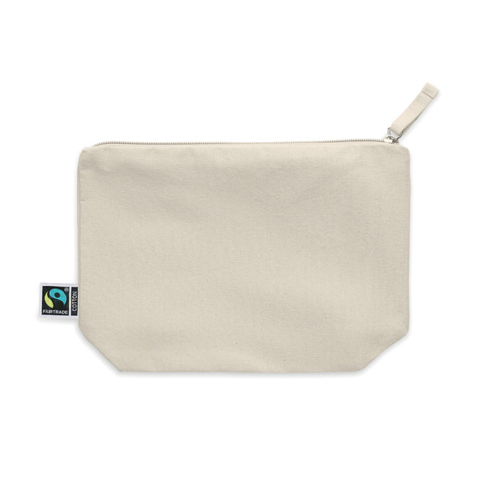 Cosmetic bag Fairtrade Beige item picture back