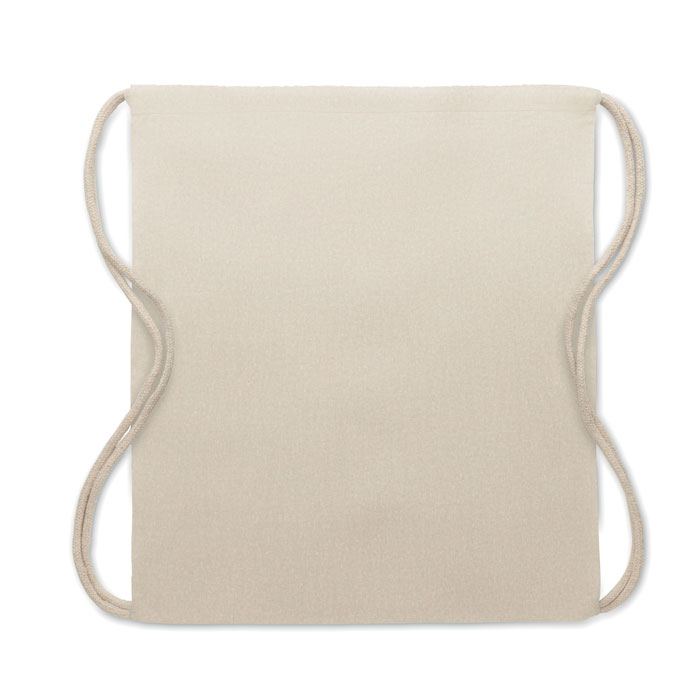 Recycled 140 gr/m² cotton bag Beige item picture front