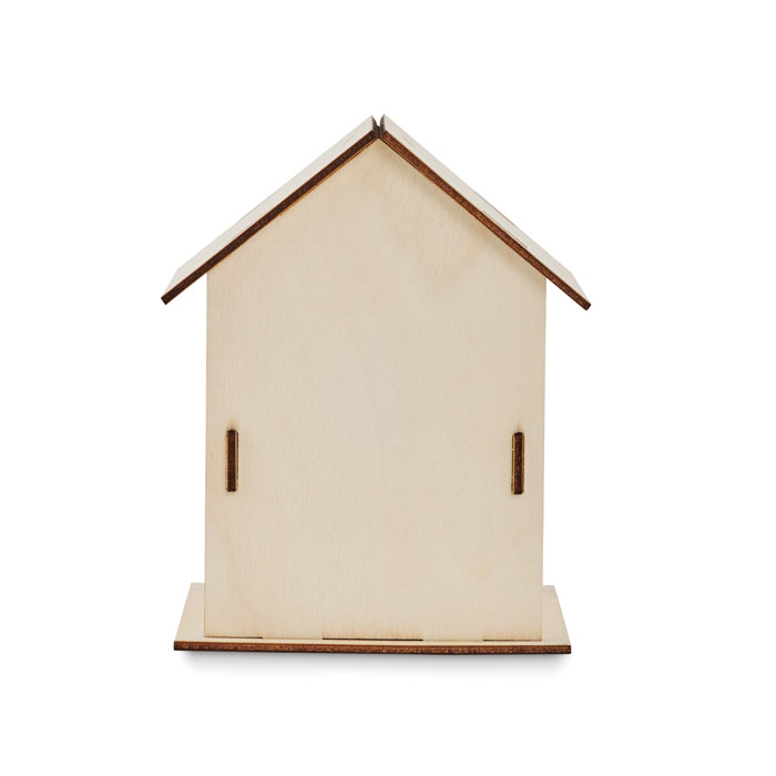 DIY wooden bird house kit Legno item picture back