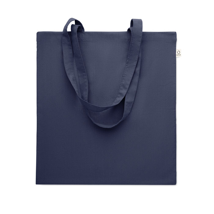 Shopper in cotone riciclato Blu item picture front