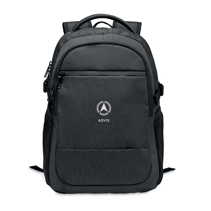 600D RPET laptop backpack Nero item picture top