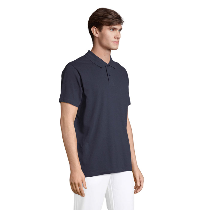 PULSE UNISEX POLO Blu Scuro Francese item picture side