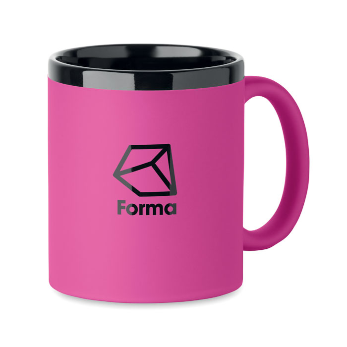 Ceramic mug for laser 300 ml Fucsia item picture printed