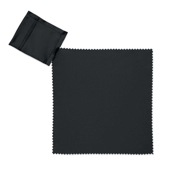 Panno per la pulizia in RPET Nero item picture open