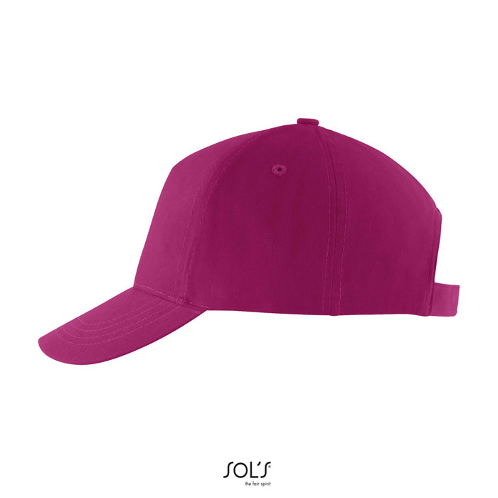 BUZZ FIVE PANEL CAP Fuchsia item picture back
