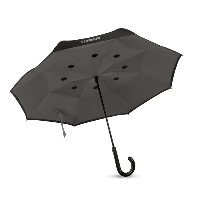 23 inch Reversible umbrella Grigio item picture printed