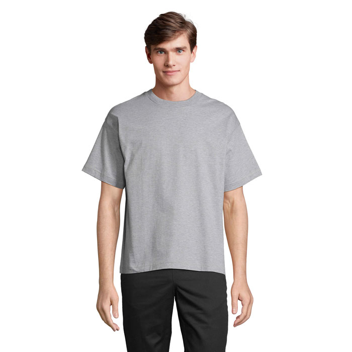LEGACY OVERSIZED T-SHIRT Grigio Melange 2 item picture front