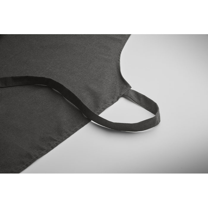Recycled cotton apron Nero item detail picture