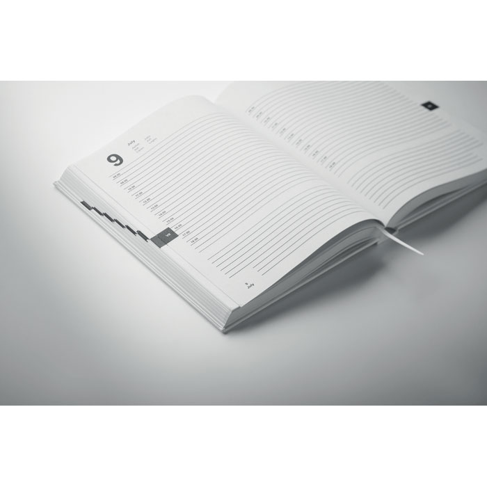 Agenda giornaliera perpetua A5 Bianco item picture top