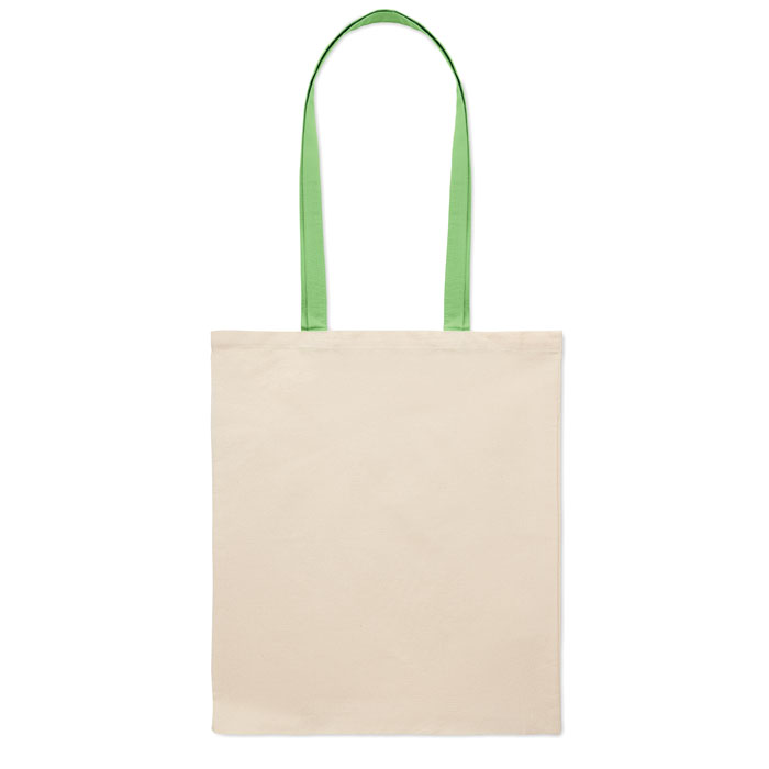 140 gr/m² Cotton shopping bag Lime item picture side