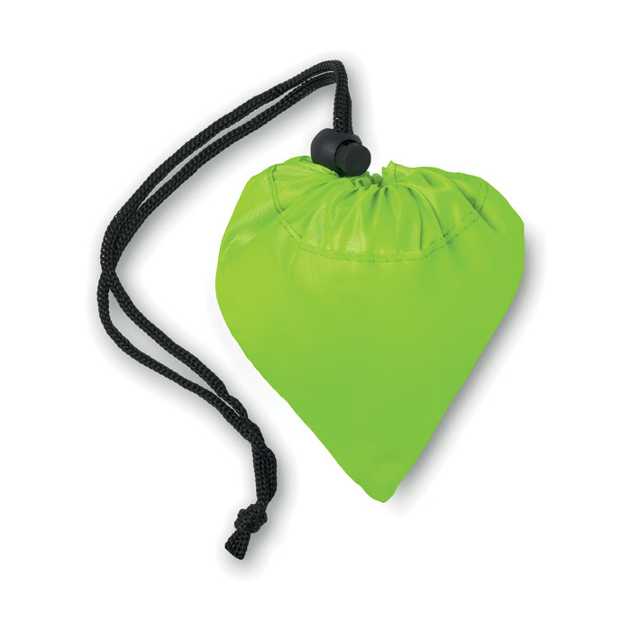 210D Polyester foldable bag Lime item picture back