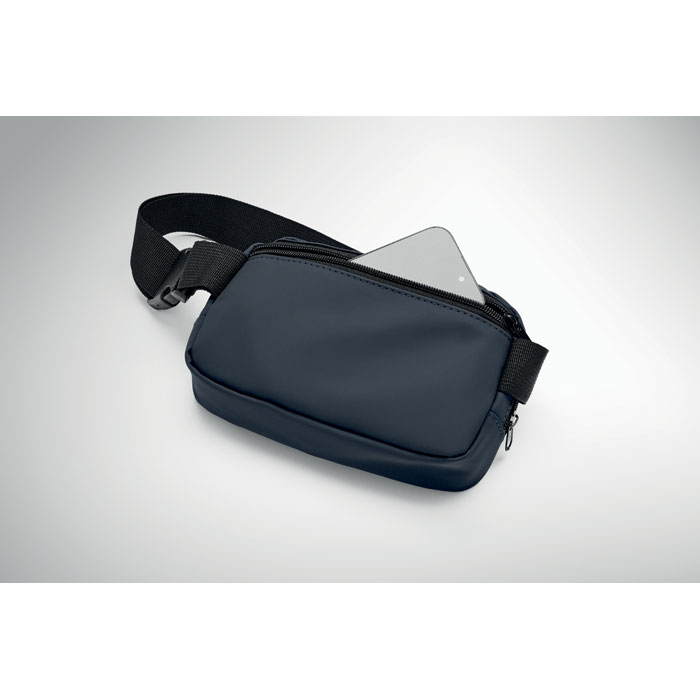 Waist bag in 210D polyester Francese Navy item picture 6