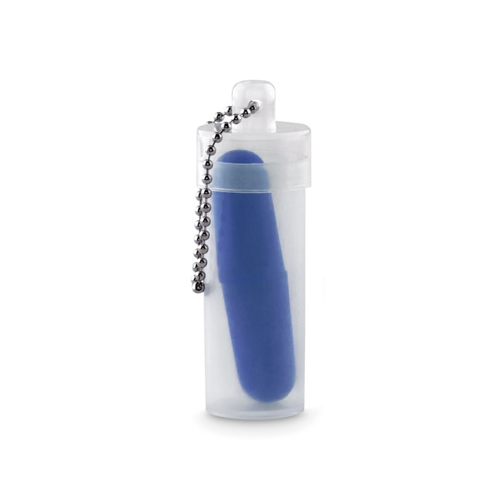 Earbud Set in plastic tube Blu item picture back
