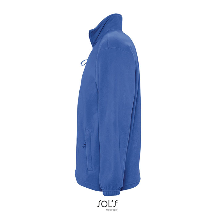 NORTH Zipped Fleece Jacket Blu Royal item picture side