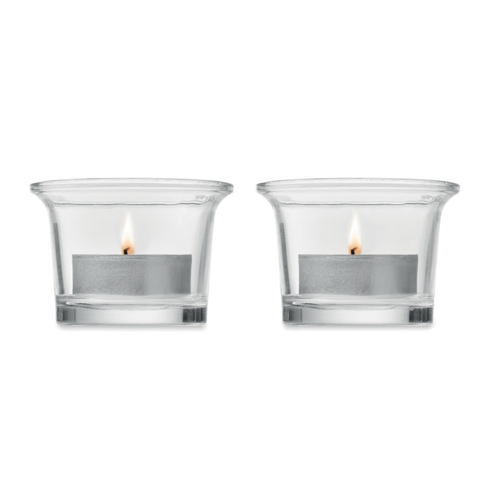 Tea light holder set with stand Legno item picture 2