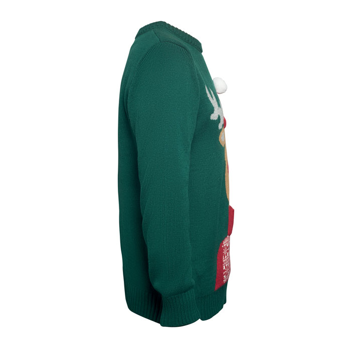 Maglione di Natale L/XL Verde item picture side