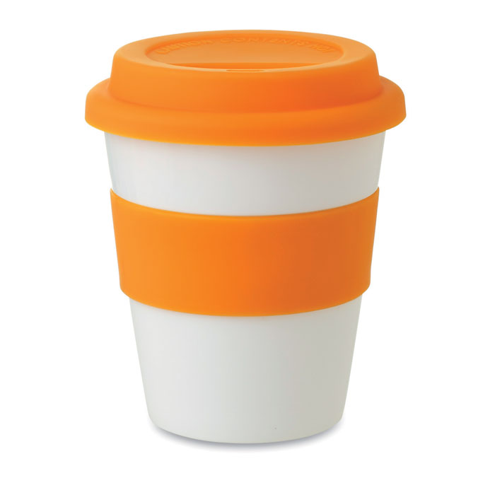 PP tumbler with silicone lid Arancio item picture front