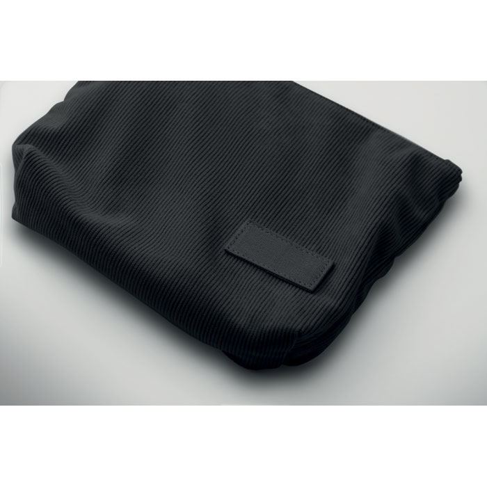 Porta cosmetici in velluto Nero item detail picture