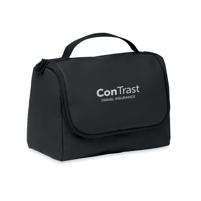 Portacosmetici in PU Nero item picture printed