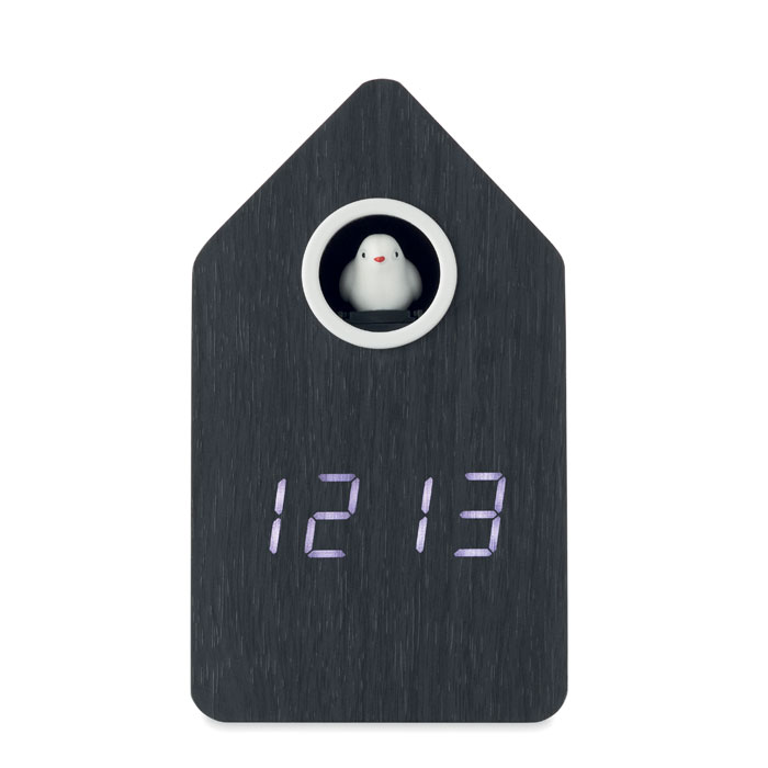 MDF cuckoo alarm clock Nero item picture 1