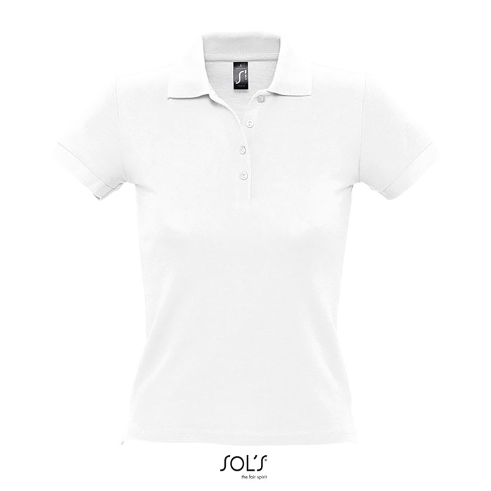 PEOPLE DONNA POLO 210g white item picture front