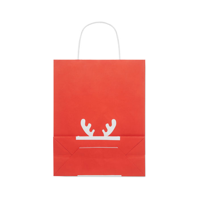Gift paper bag small Rosso item picture back