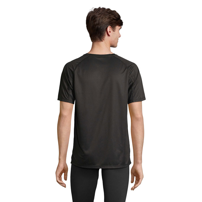 VORTEX RAGLAN T-SHIRT Nero item picture back