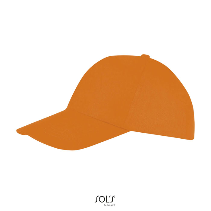 BUZZ FIVE PANEL CAP Arancione item picture side