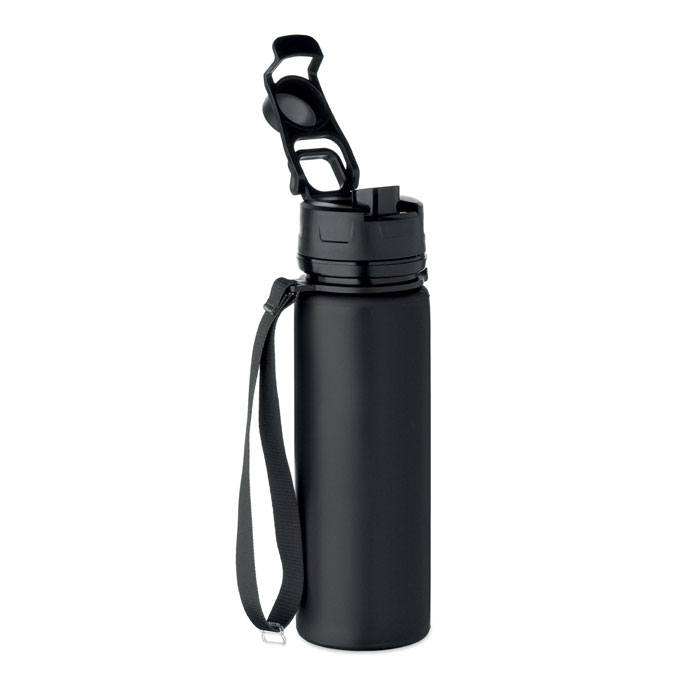 Foldable silicone sports bottle Nero item picture back
