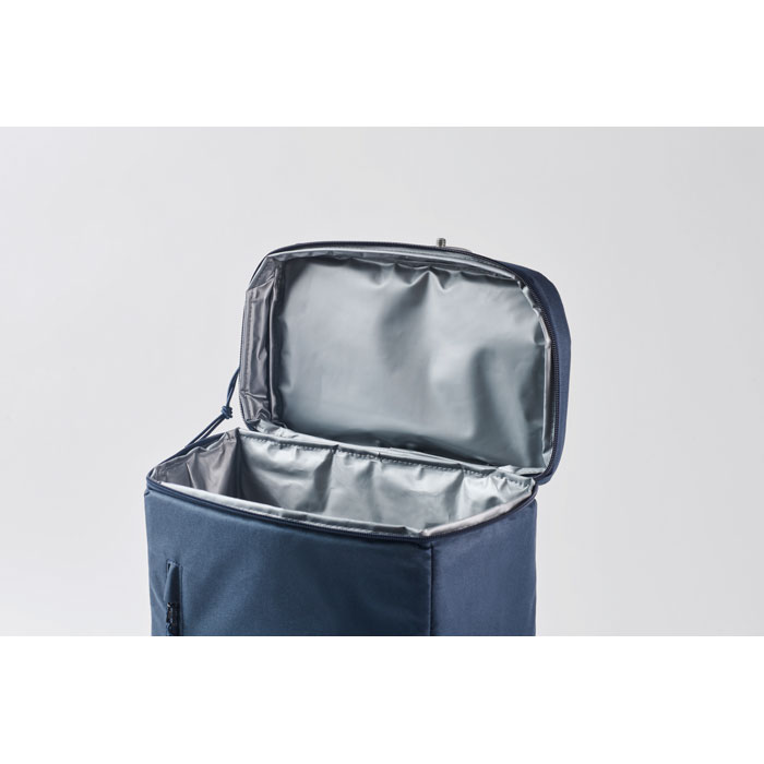 Cooler backpack in 600D RPET Blu item picture 6
