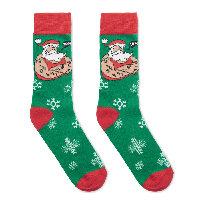 Pair of Christmas socks L Verde item picture side