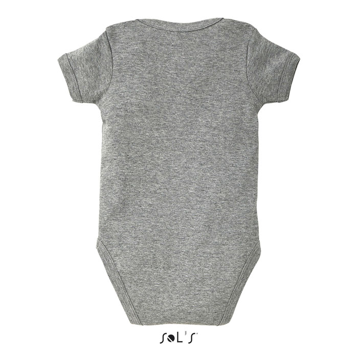 BAMBINO-BABY BODYSUIT-180g Grigio Melange item picture back