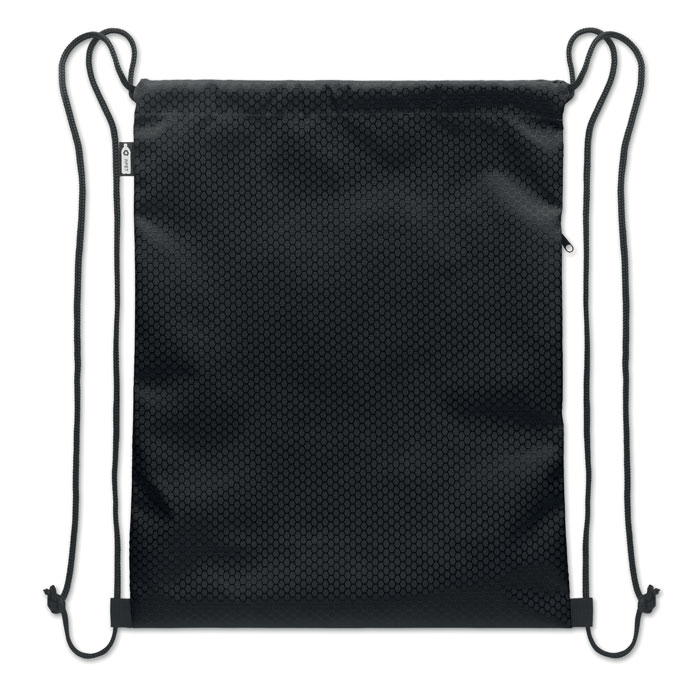 Sacca in RPET 420D Nero item picture side