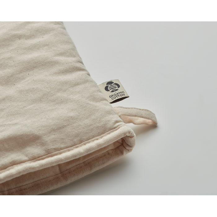 Organic cotton oven glove Beige item detail picture
