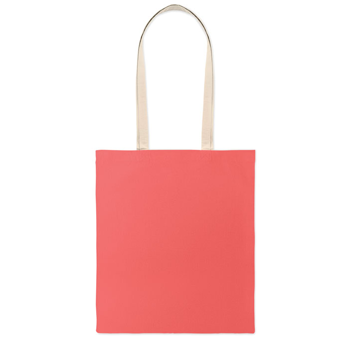 Shopper in cotone Fucsia item picture back