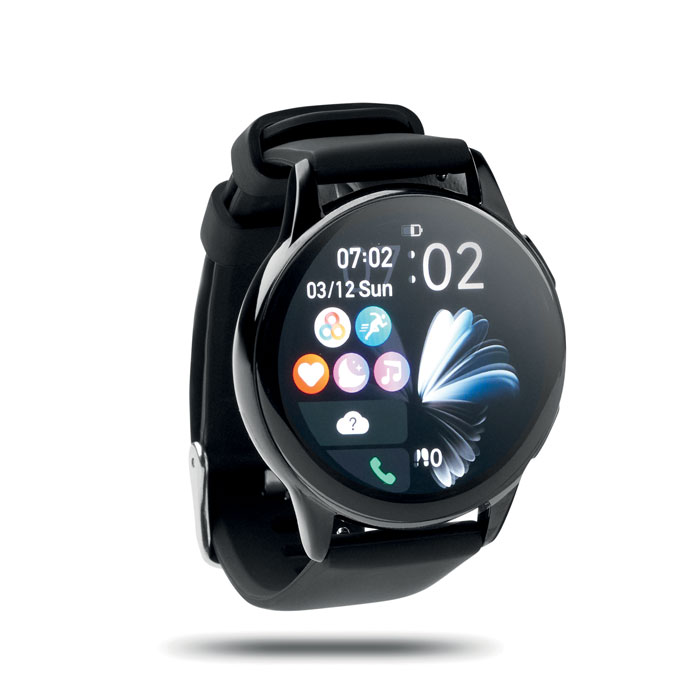 Orologio intelligente impermeabile Nero item picture front