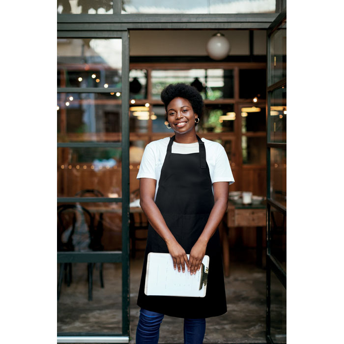 Adjustable kitchen apron Nero item ambiant picture