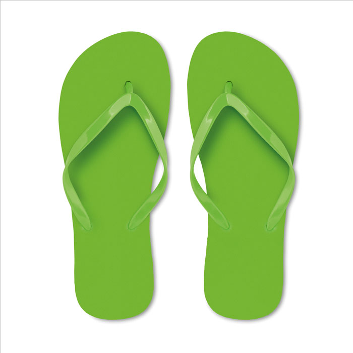 EVA beach slippers M Lime item picture front