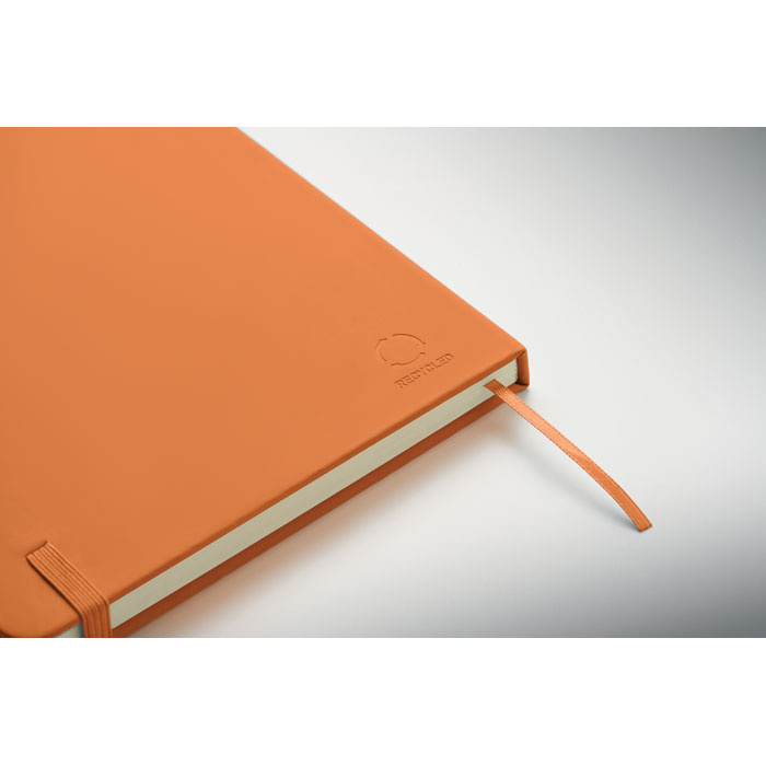 Notebook A5 in PU riciclato Arancio item detail picture