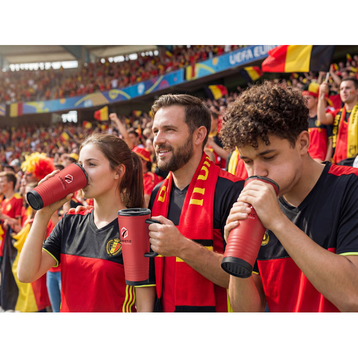 Bicchiere doppio strato 700 ml Rosso item ambiant picture