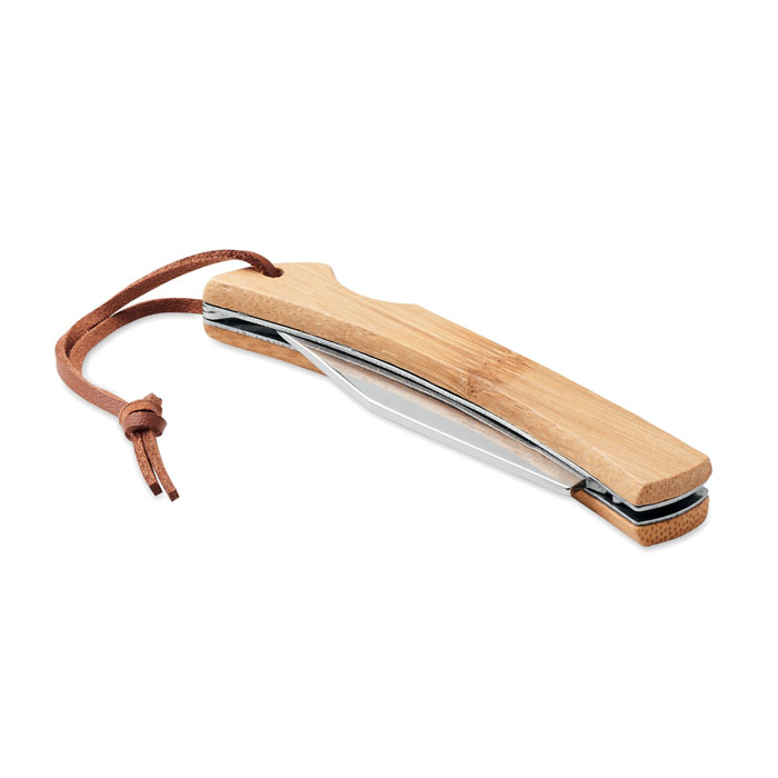 Coltello pieghevole in bamboo wood item picture front