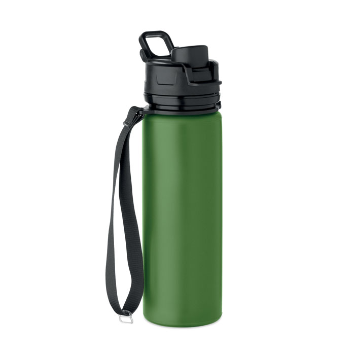 Foldable silicone sports bottle Verde Scuro item picture 6