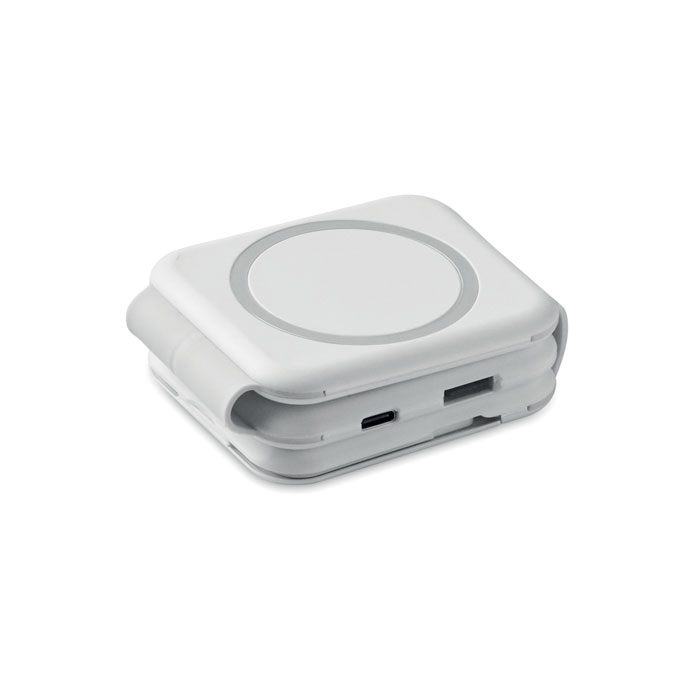 Foldable charging station Bianco item picture side