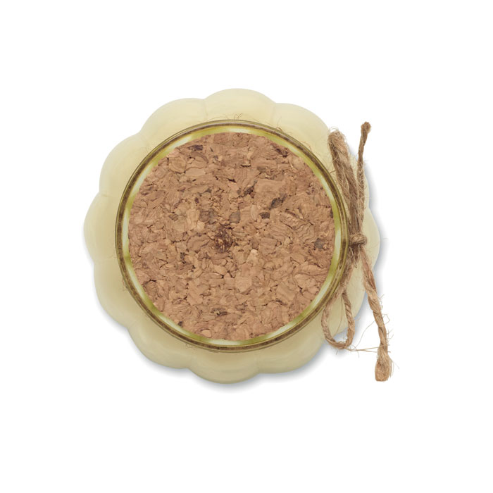 Candela vegetale vaniglia Beige item picture 1
