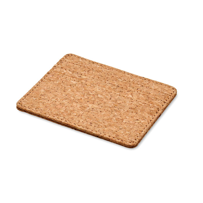 Cork cardholder with RFID Beige item picture 1