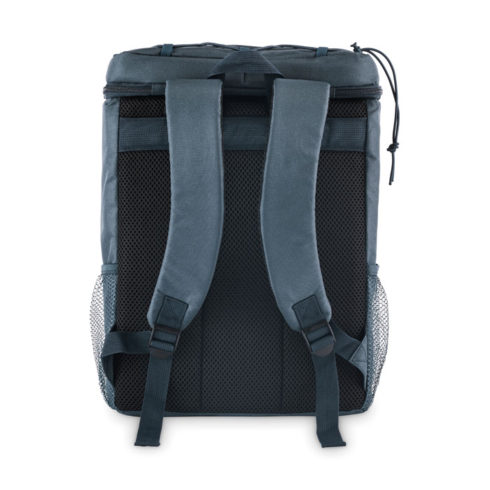 Cooler backpack in 600D RPET Blu item picture top