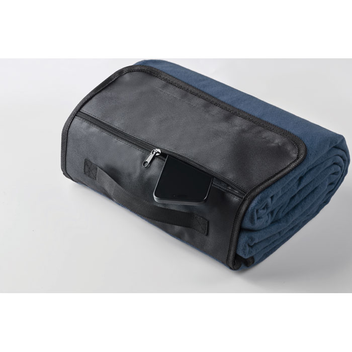 Coperta da picnic in pile Blu item detail picture